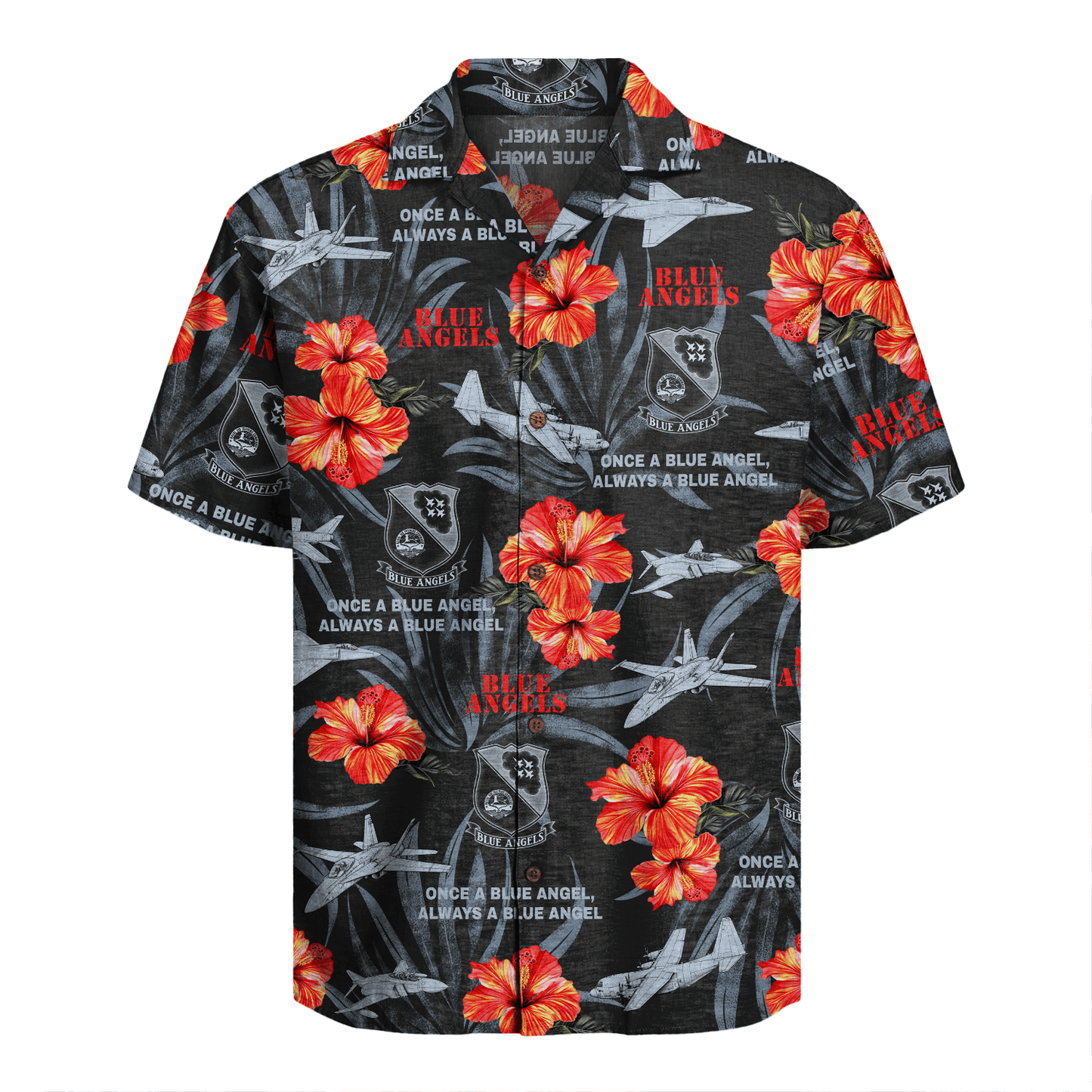 US Navy Blue Angels Hawaiian Shirt