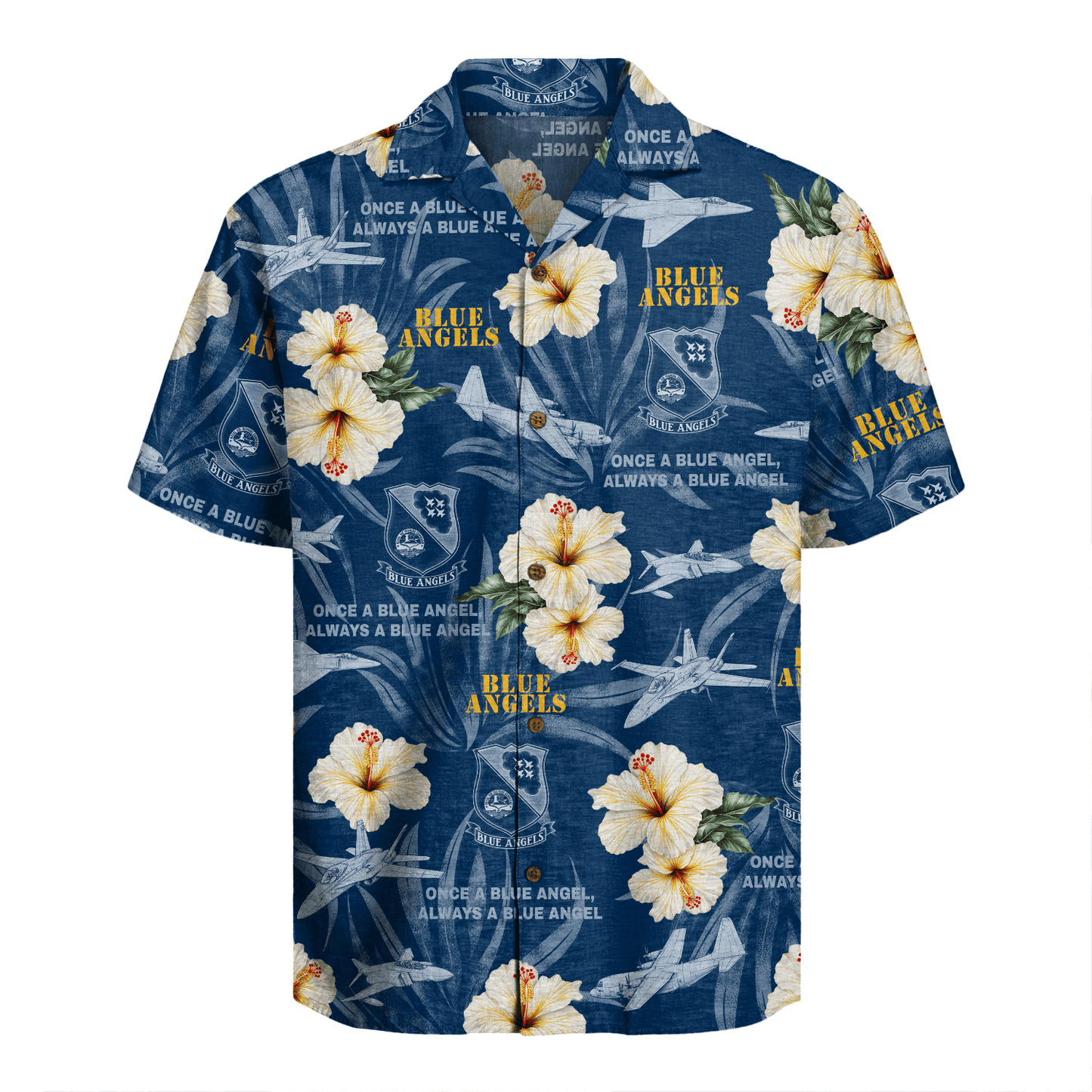 US Navy Blue Angels Hawaiian Shirt