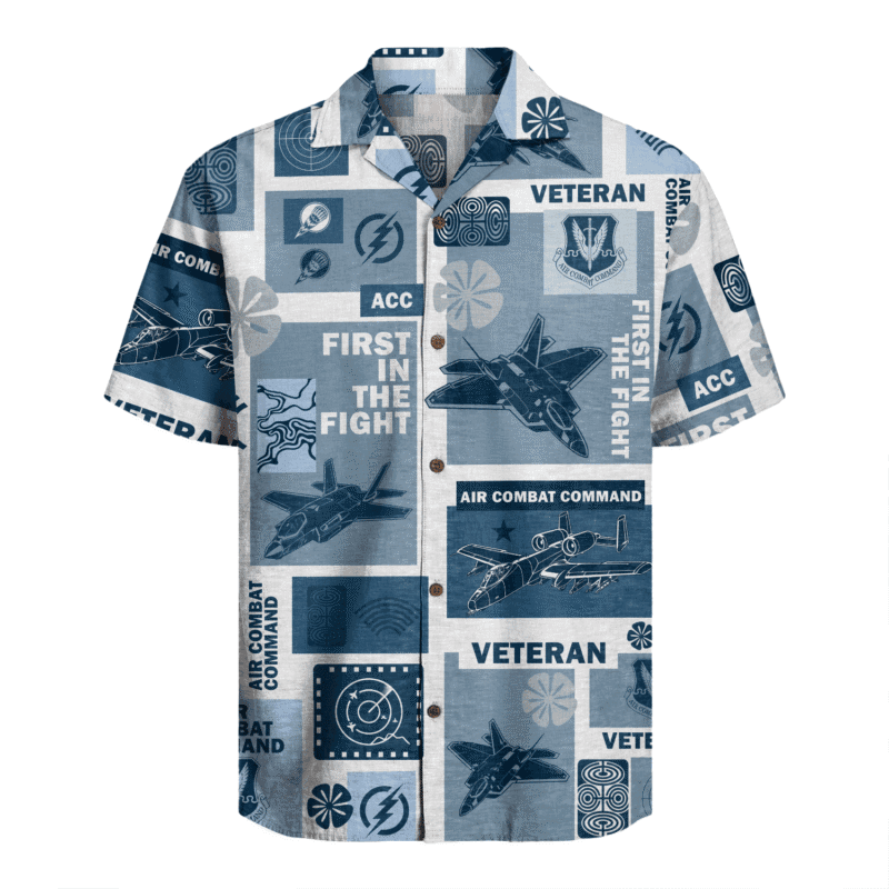 US Air Force - Air Combat Command (ACC) - Hawaiian Shirt