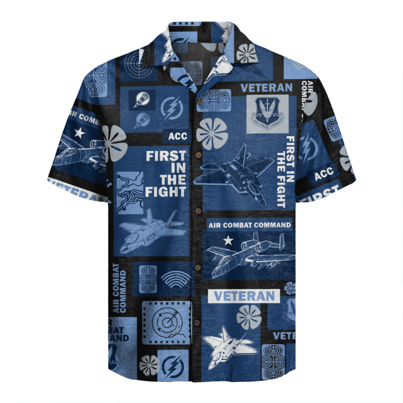 US Air Force - Air Combat Command (ACC) - Hawaiian Shirt