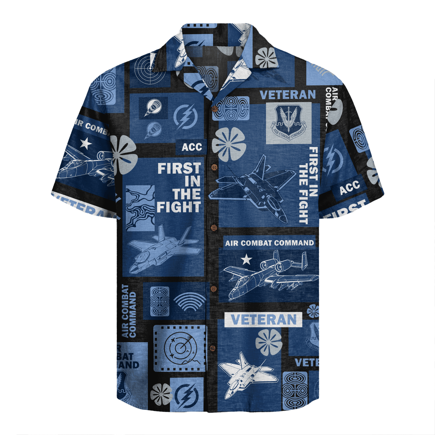 US Air Force - Air Combat Command (ACC) - Hawaiian Shirt