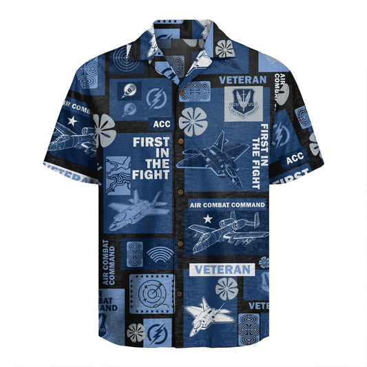 US Air Force - Air Combat Command (ACC) - Hawaiian Shirt