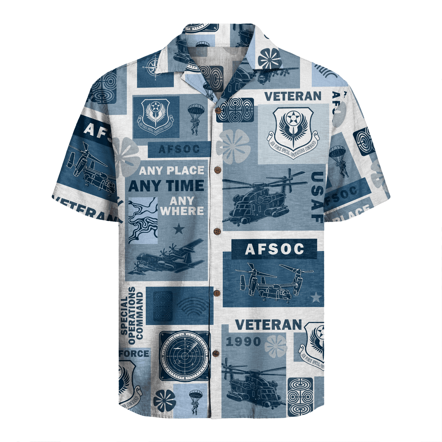 US Air Force - Special Ops (AFSOC) - Hawaiian Shirt