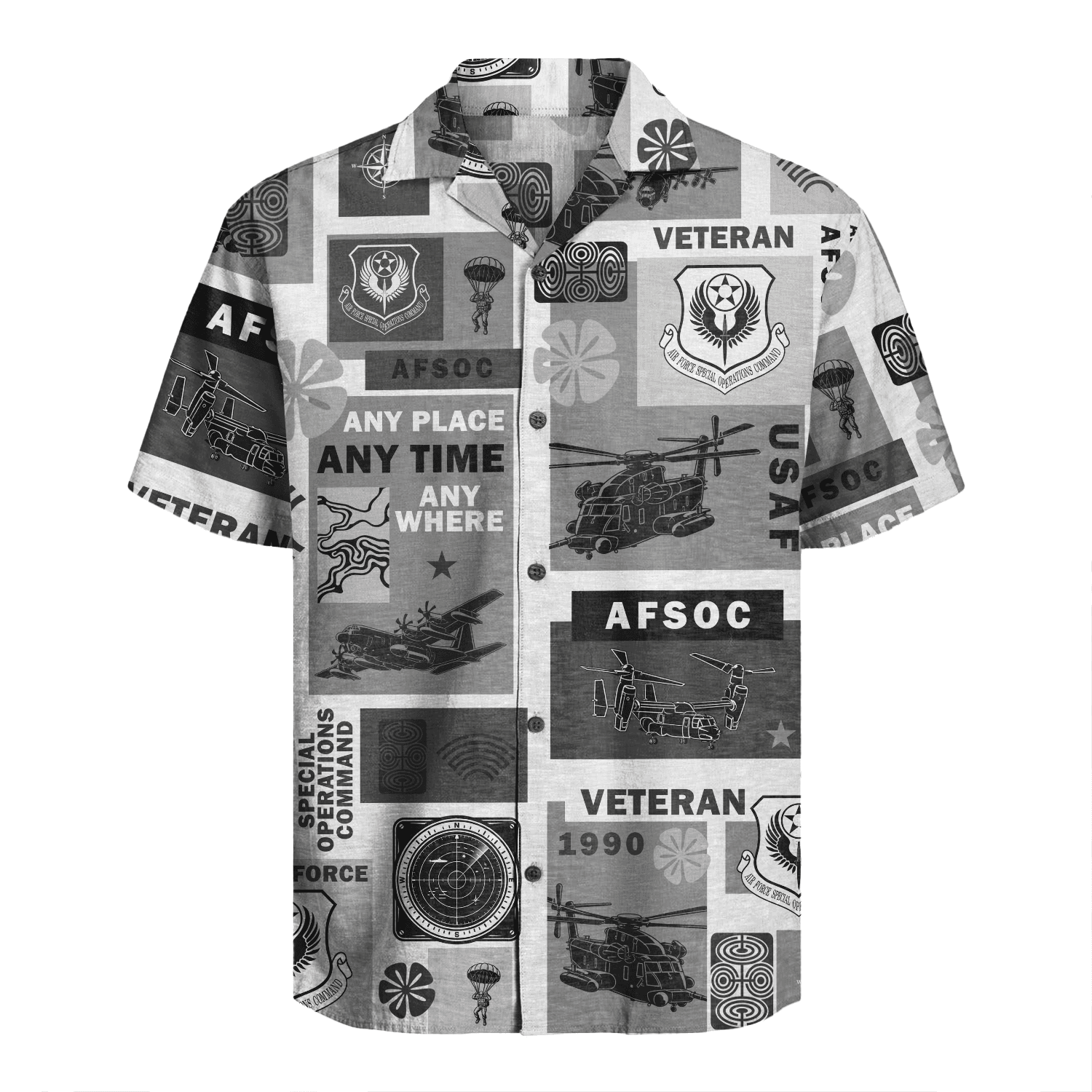 US Air Force - Special Ops (AFSOC) - Hawaiian Shirt