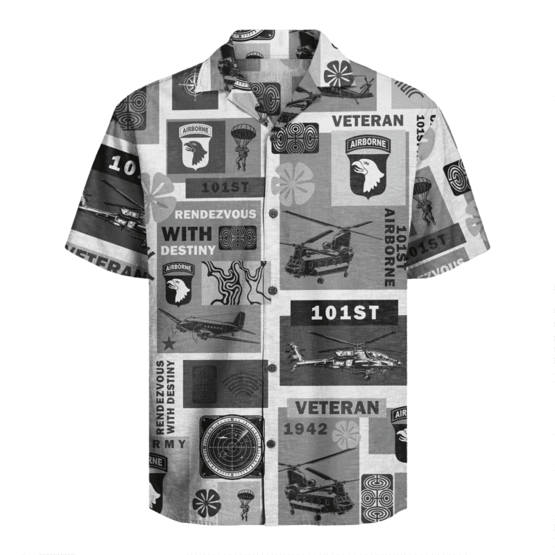US Army - 101st AirBorne Division Hawaiian Shirt