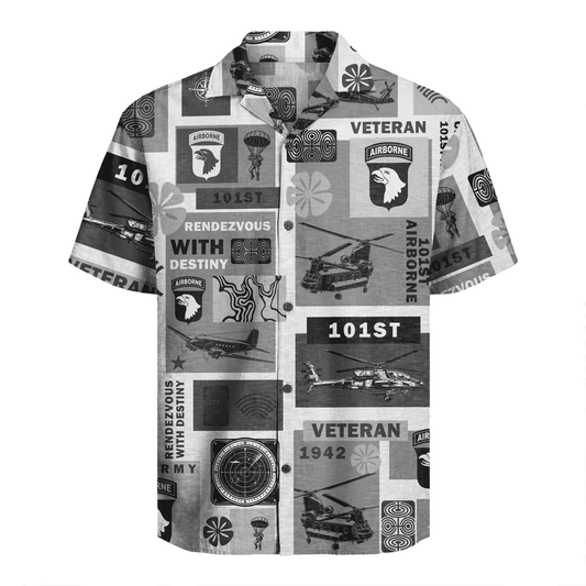 US Army - 101st AirBorne Division Hawaiian Shirt