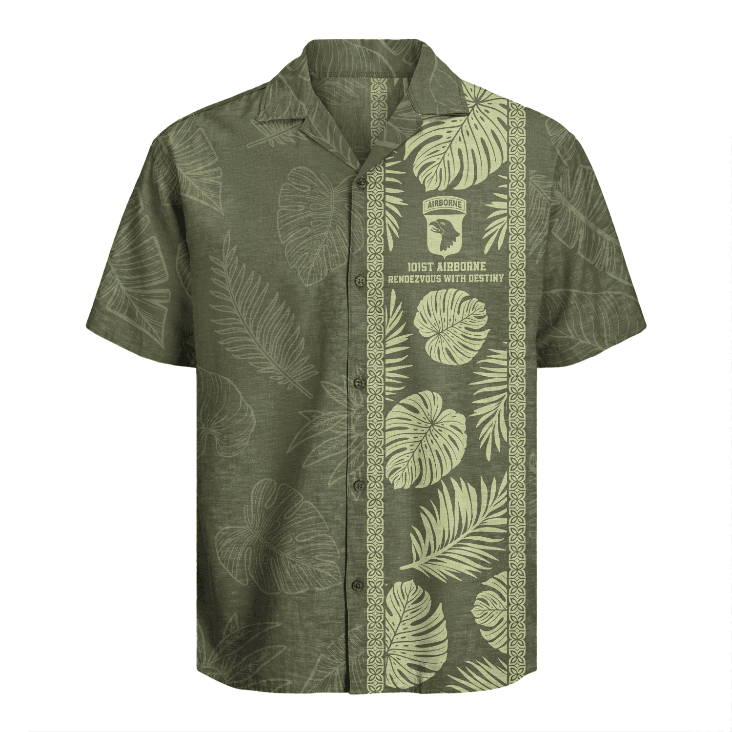 US Army - 101st AirBorne Division Hawaiian Shirt