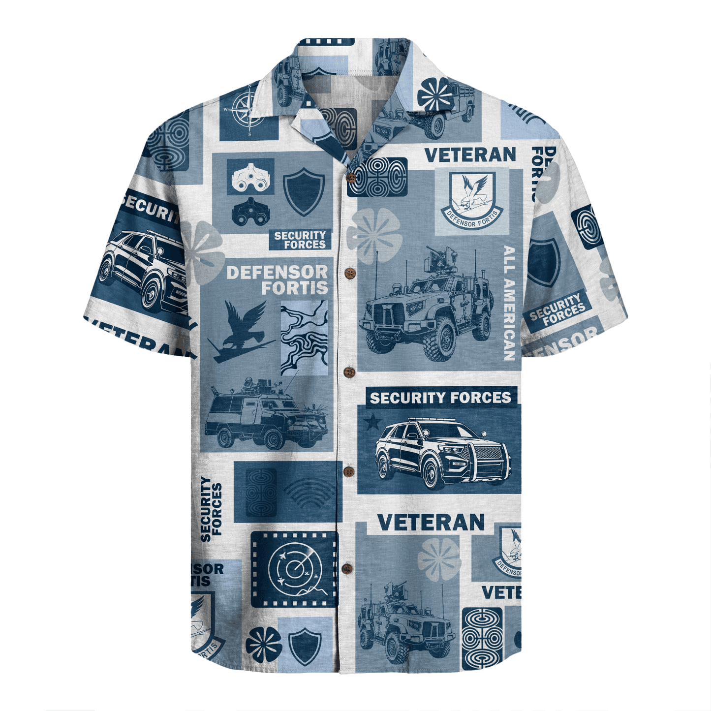 US Air Force - Security Forces (Defenders) - Hawaiian Shirt