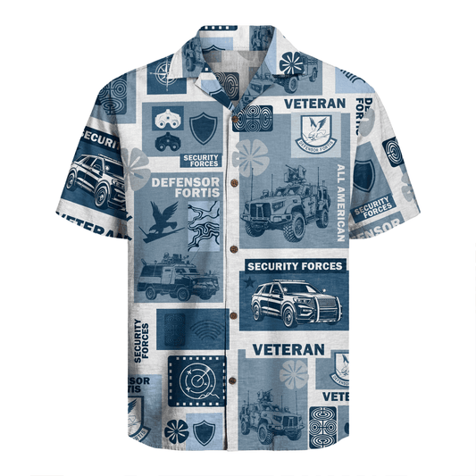 US Air Force - Security Forces (Defenders) - Hawaiian Shirt