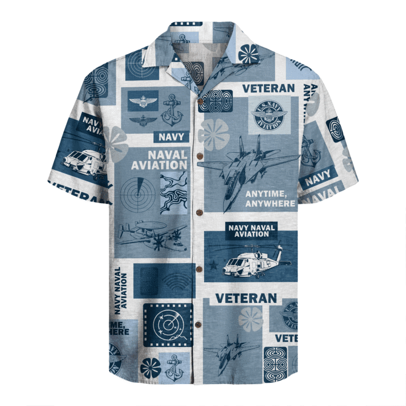 US Navy Naval Aviation Hawaiian Shirt