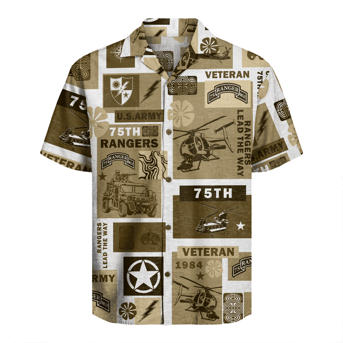 US Army - 75th Ranger Hawaiian Shirt