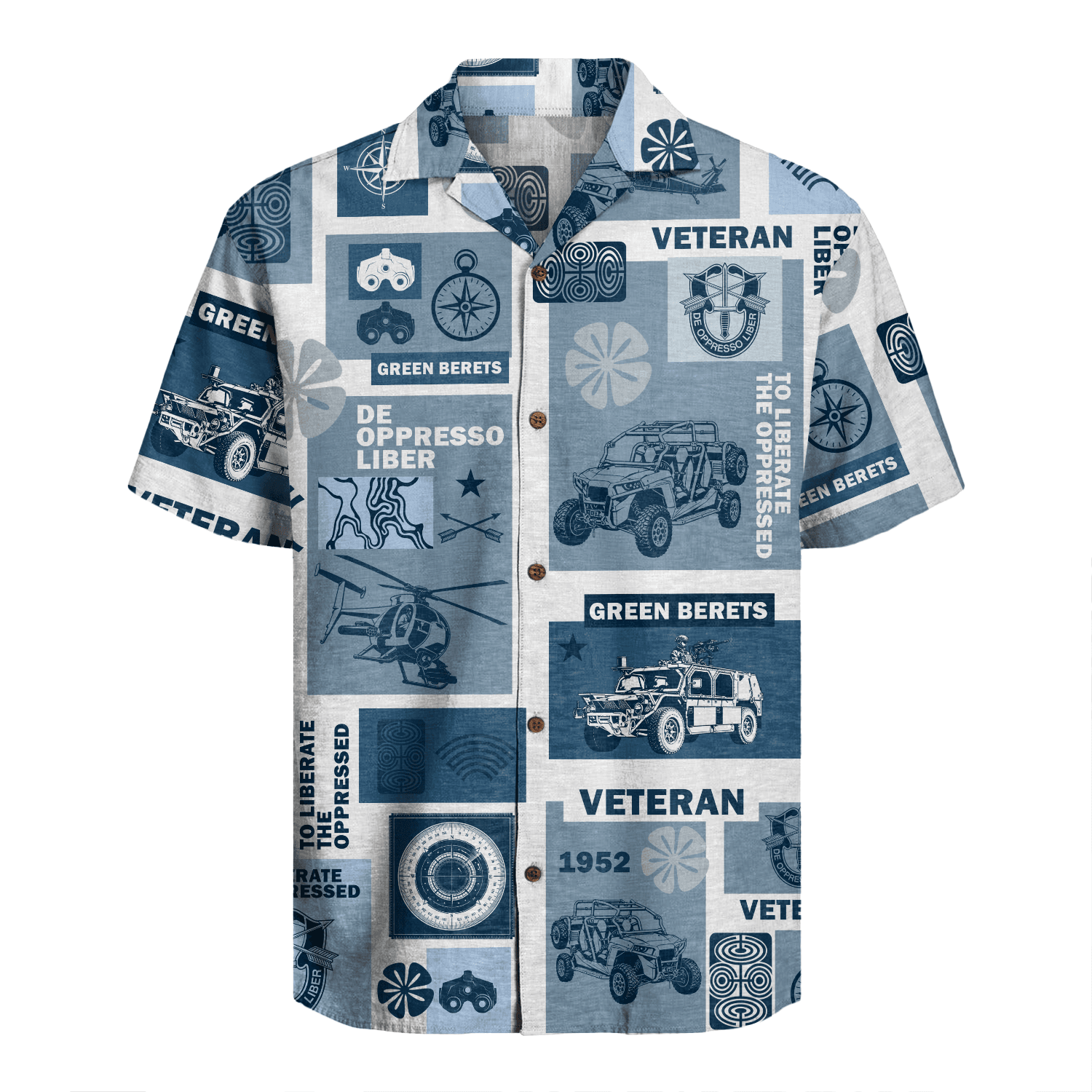 US Army - Green Berets Hawaiian Shirt