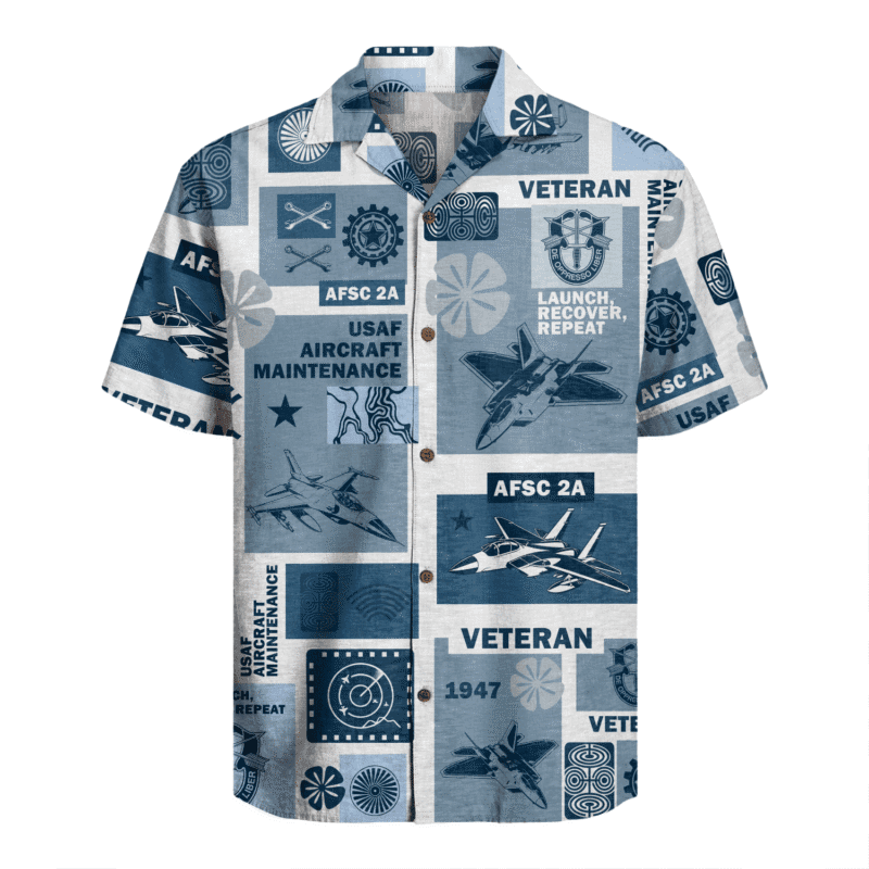 US Air Force - Aircraft Maintenance (2A) - Hawaiian Shirt