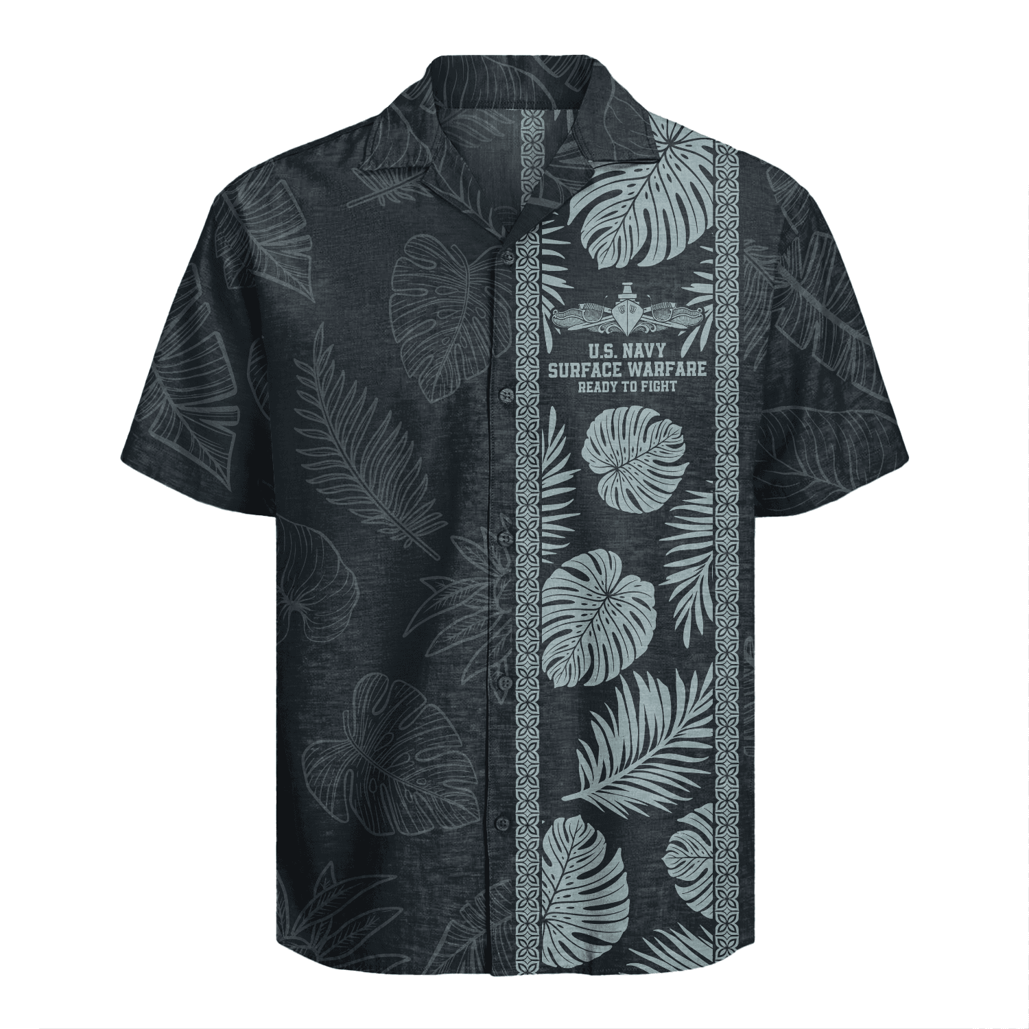 US Navy Surface Warfare Hawaiian Shirt