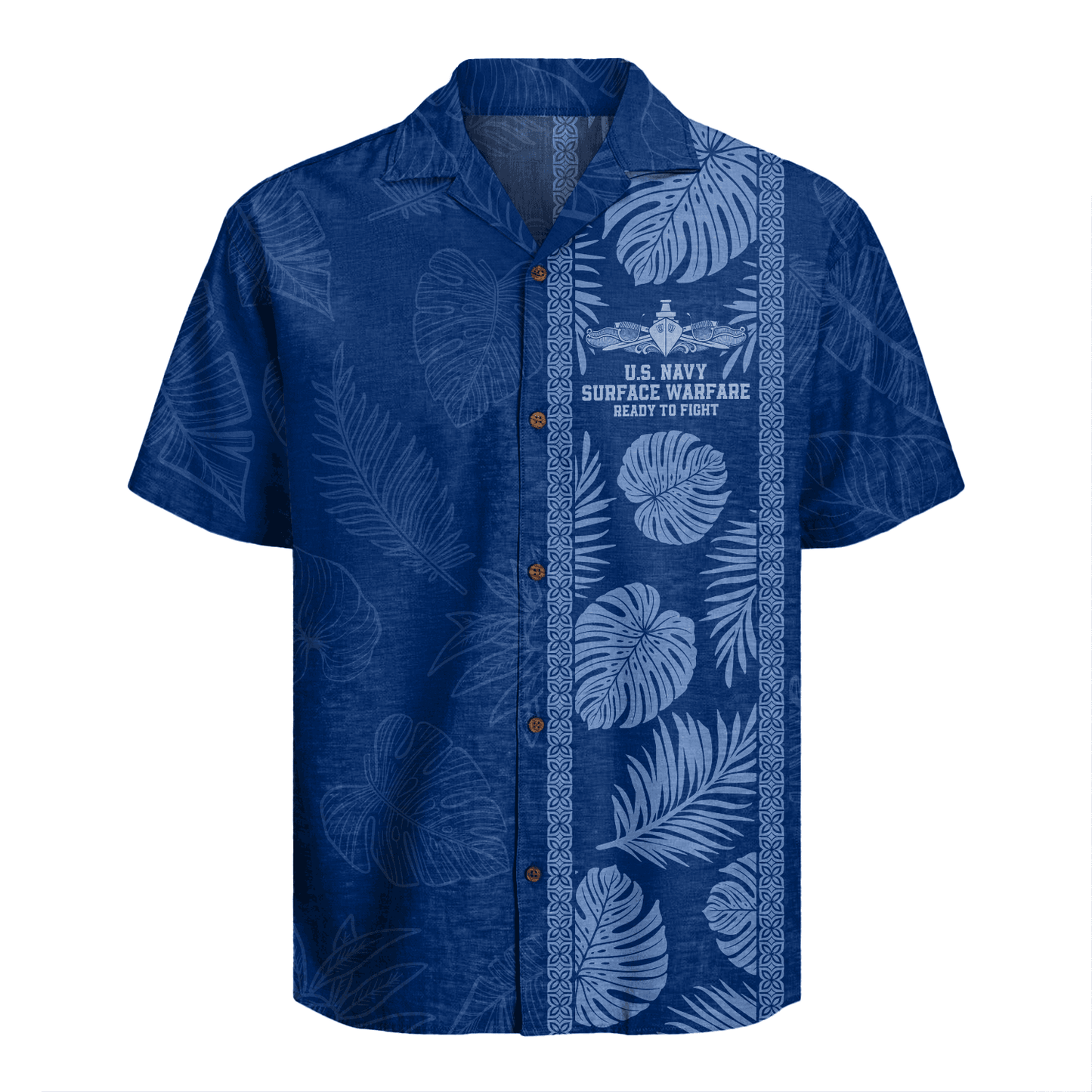 US Navy Surface Warfare Hawaiian Shirt