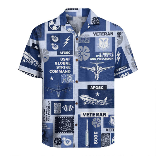 US Air Force - Global Strike Command (AFGSC) - Hawaiian Shirt
