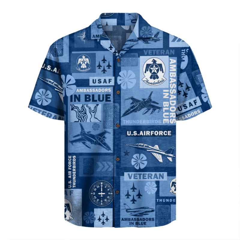 US Air Force - Thunderbirds  Hawaiian Shirt