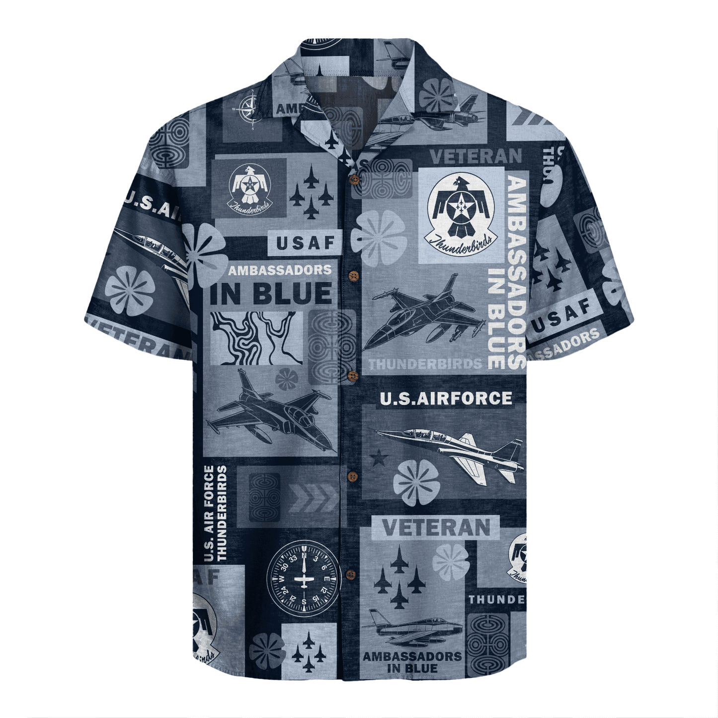 US Air Force - Thunderbirds  Hawaiian Shirt