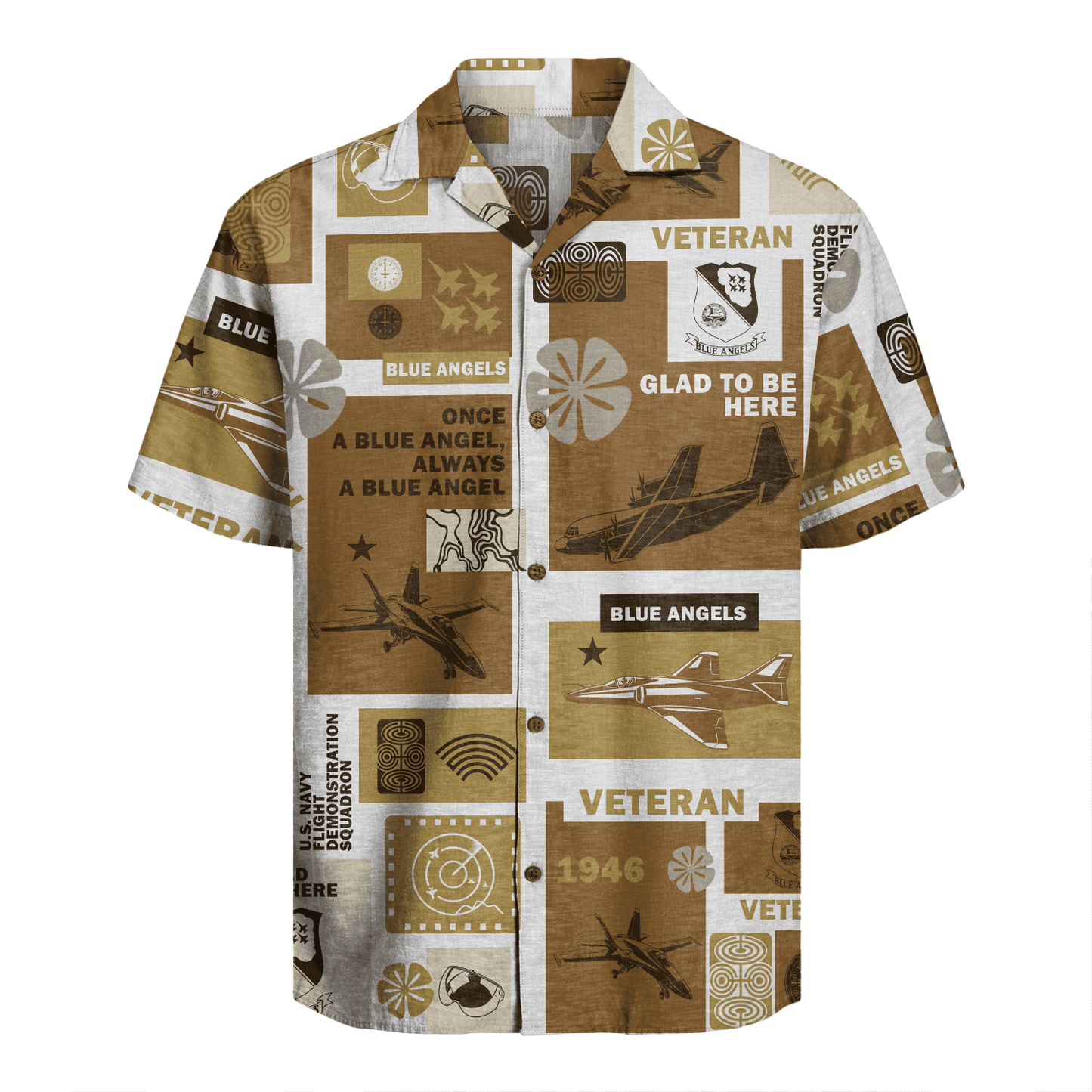 US Navy Blue Angels Hawaiian Shirt