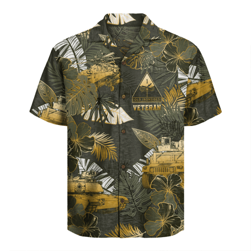 US Army - 1st Armored Division Hawaiian Shirt