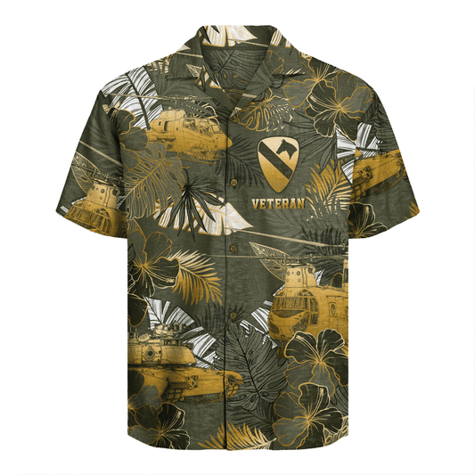 US Army 1st Cavalry Division Regiment Hawaiian Shirt