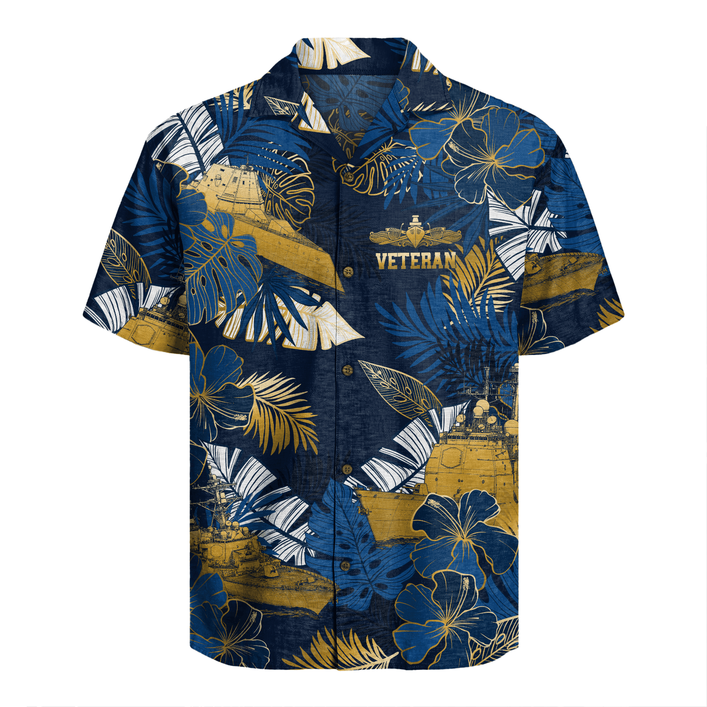 US Navy Surface Warfare Hawaiian Shirt