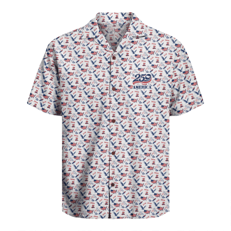 America 250 Years Of Freedom Hawaiian Shirt