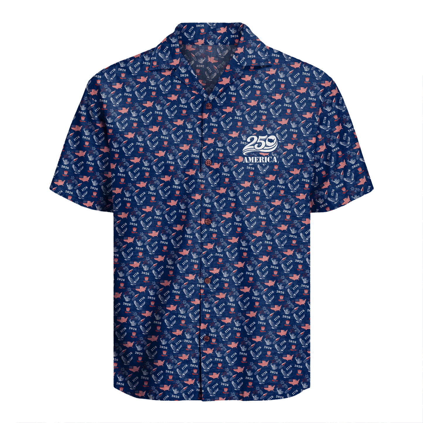 America 250 Years Of Freedom Hawaiian Shirt
