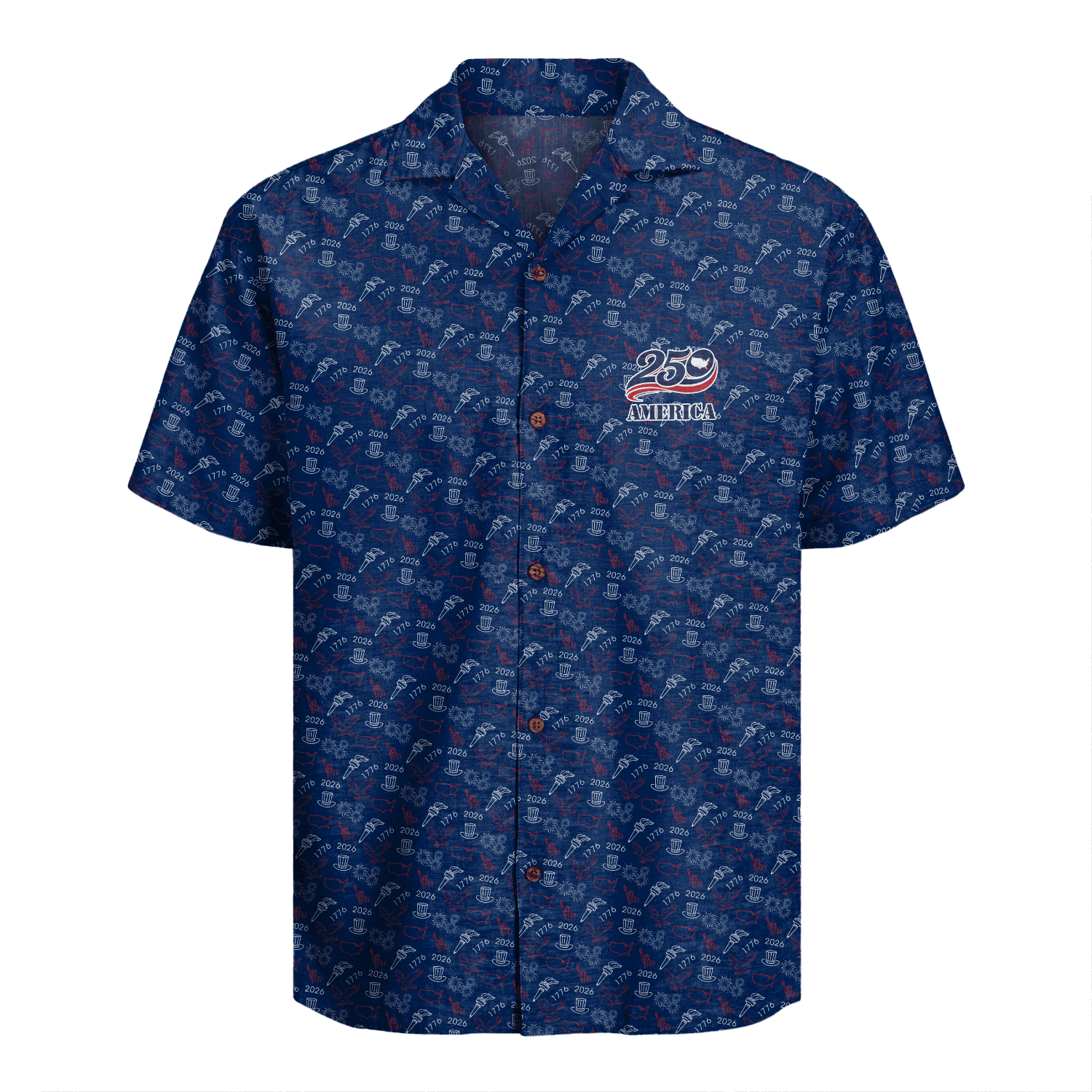 America 250 Years Of Freedom Hawaiian Shirt
