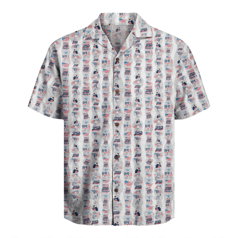 America 250 Years Of Freedom Hawaiian Shirt