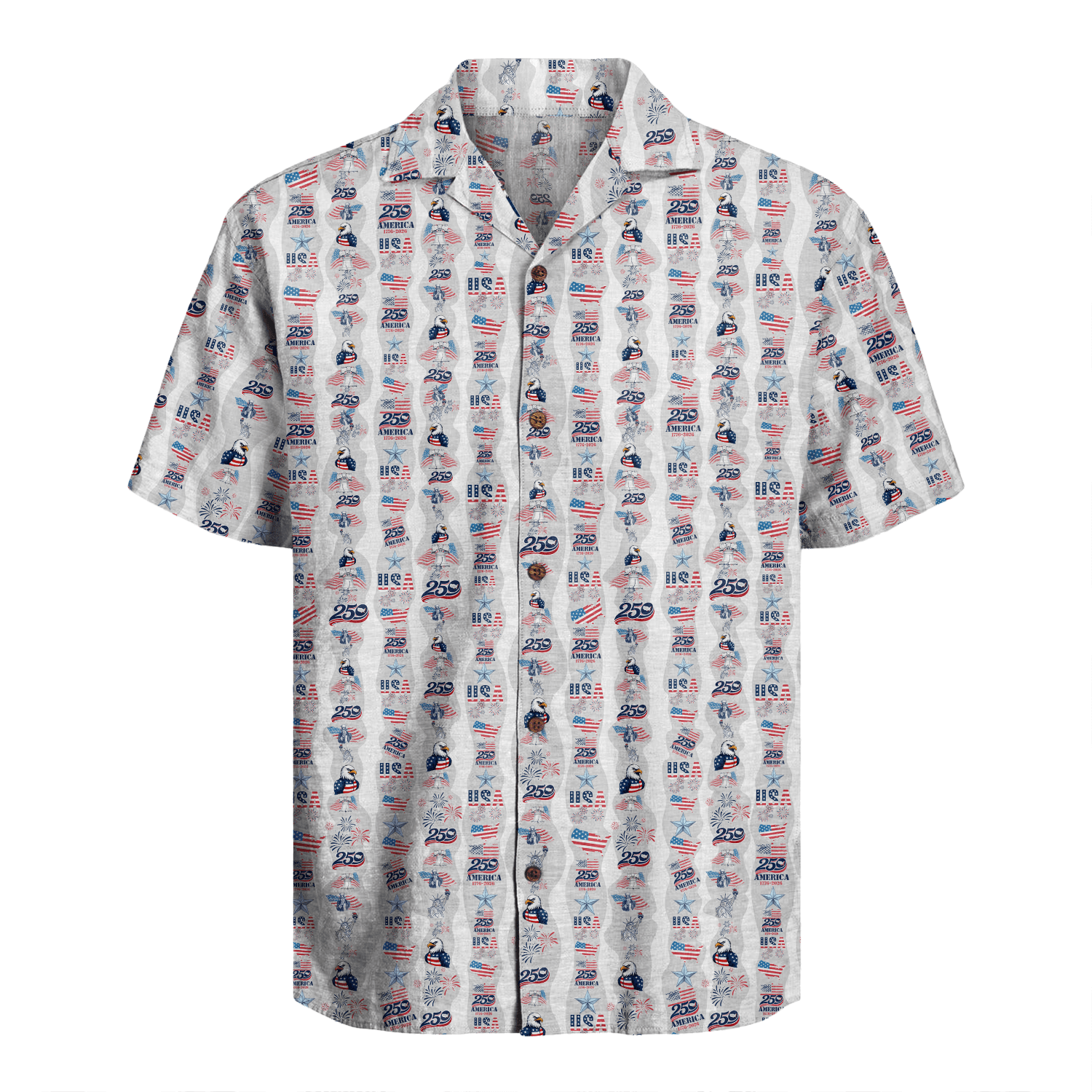 America 250 Years Of Freedom Hawaiian Shirt