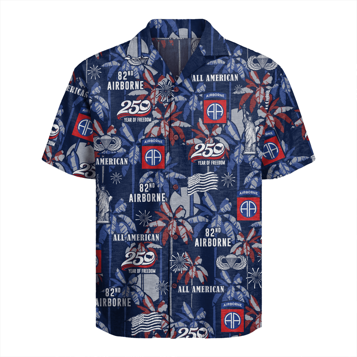 US Army 82nd Airborne - America 250th Hawaiian Shirt