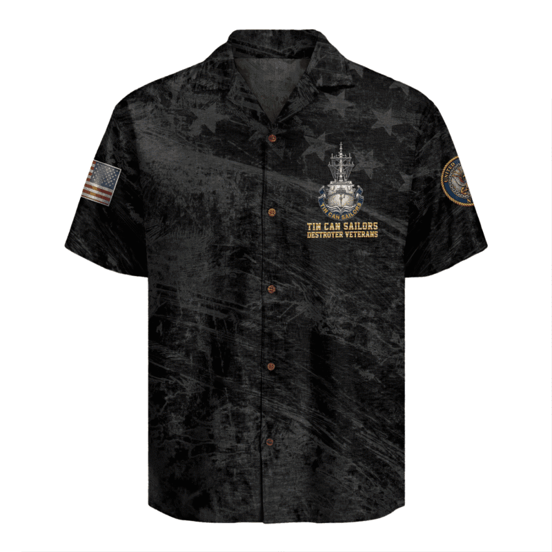 US Navy Tin Can Sailors Hawaiian Shirt