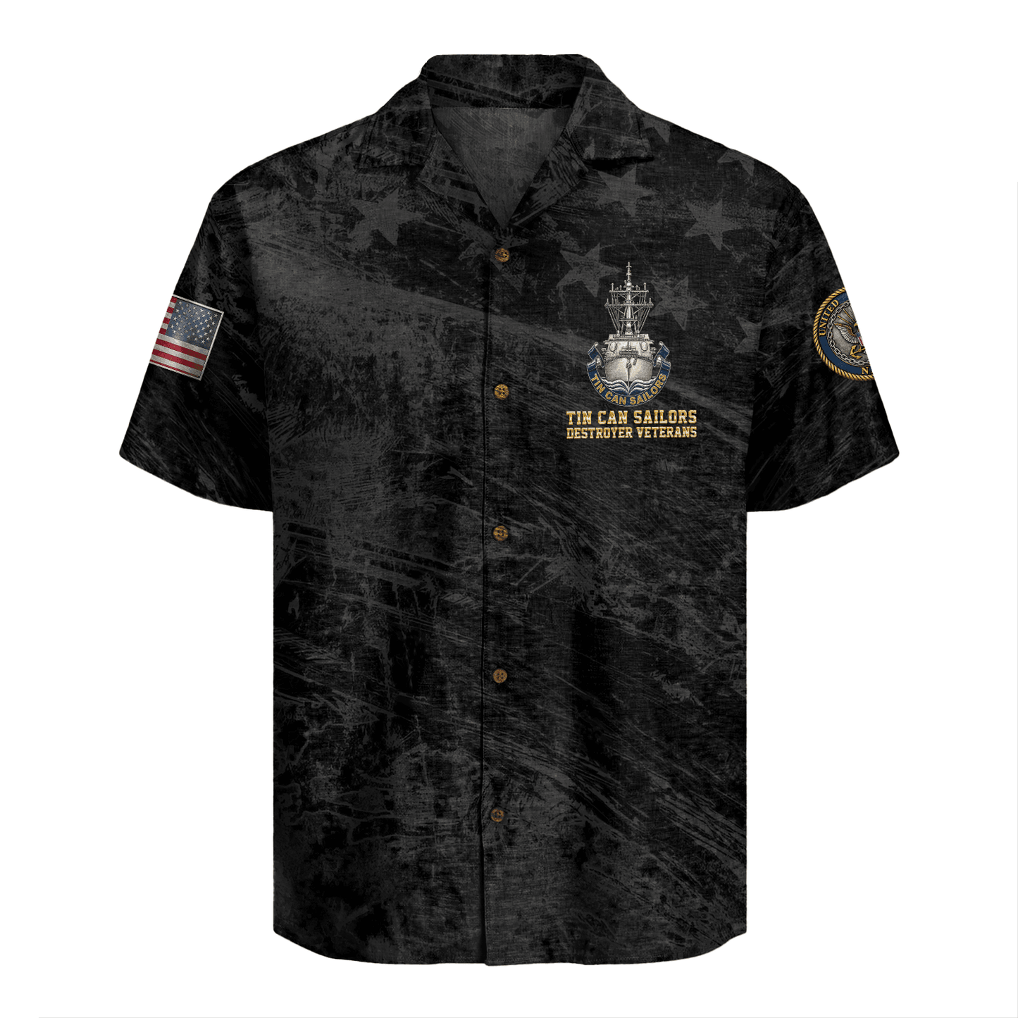 US Navy Tin Can Sailors Hawaiian Shirt