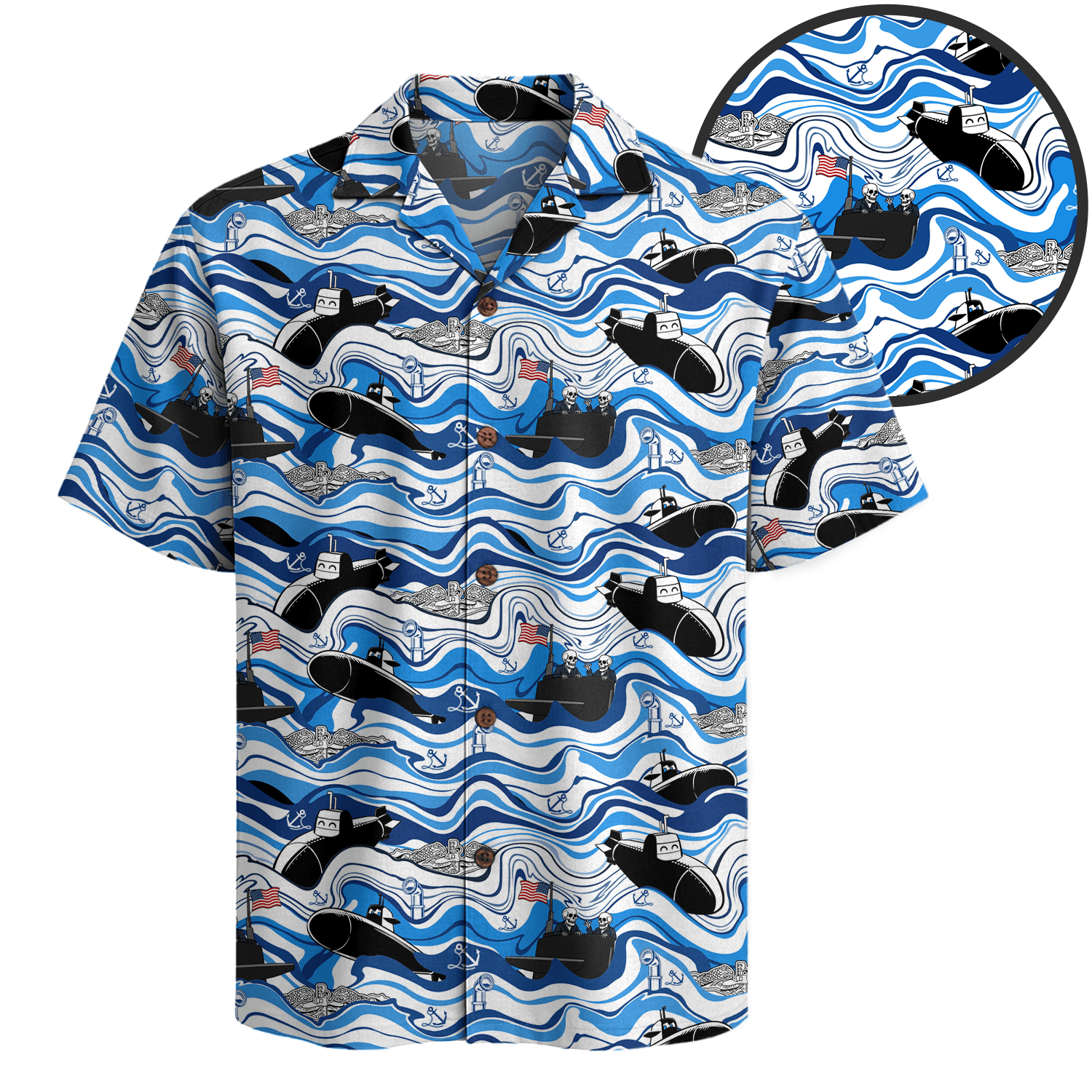 US Navy Submarine Hawaiian Shirt