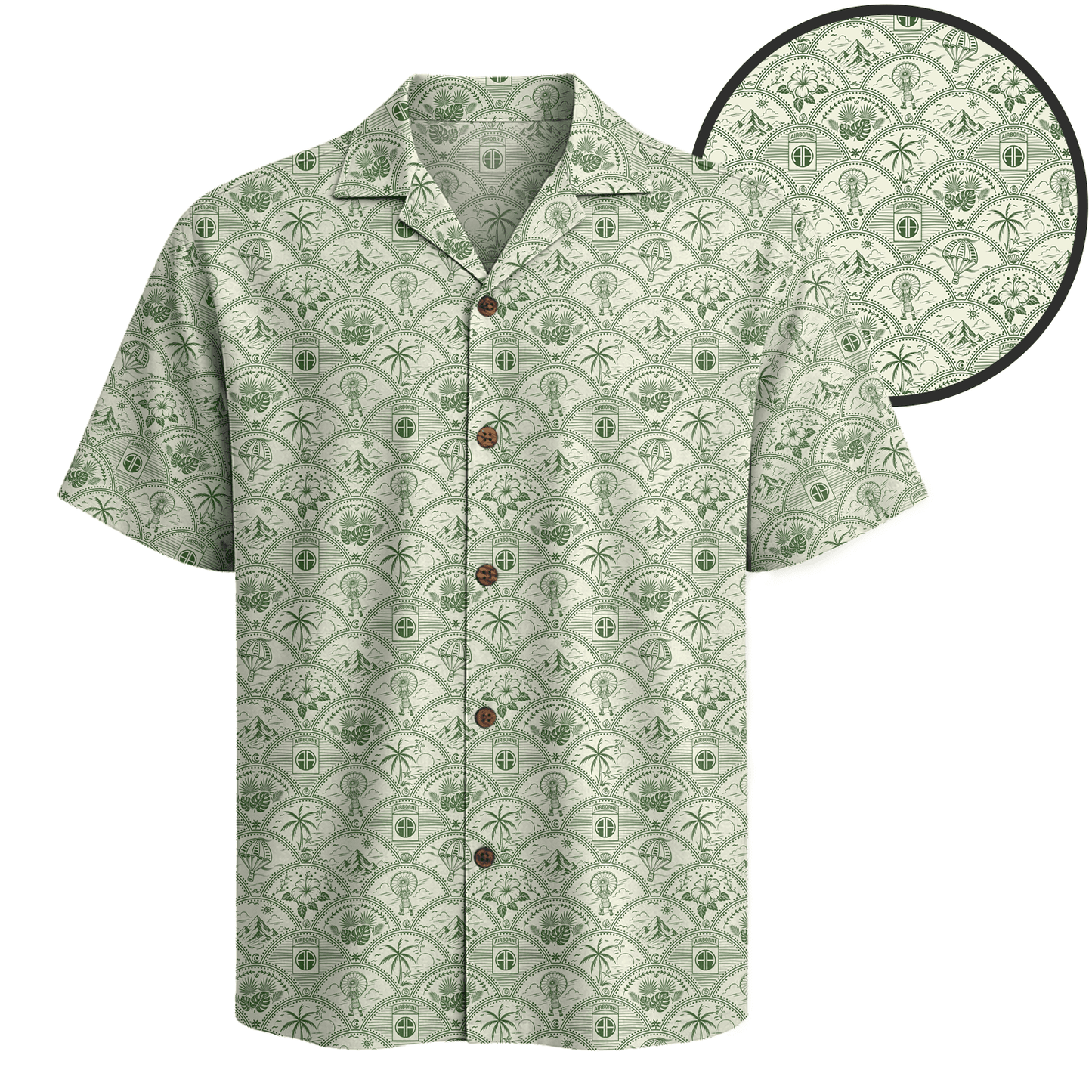 US Army 82nd Airborne Hawaiian Shirt