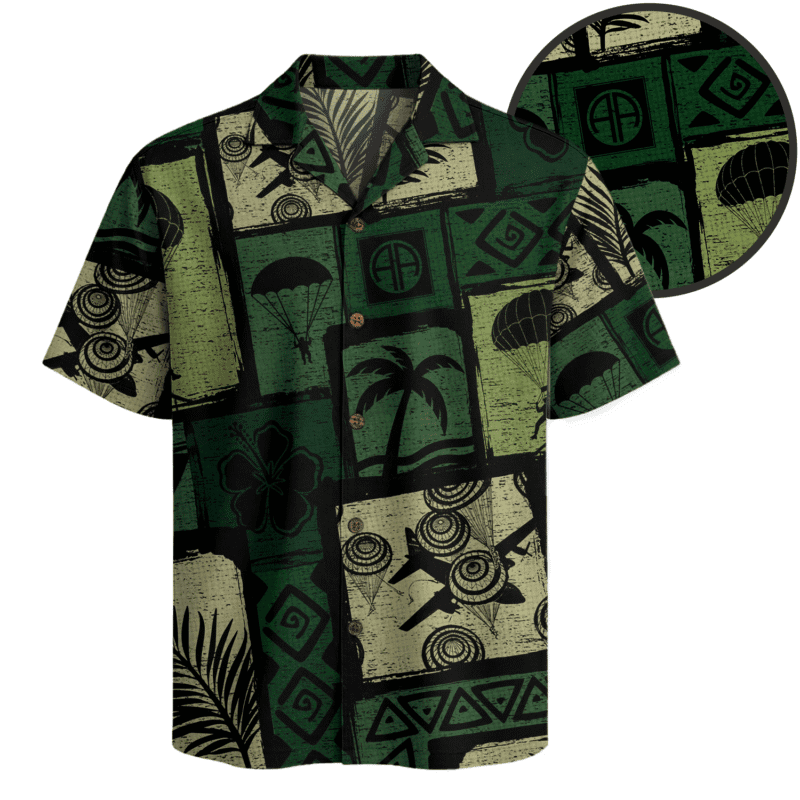 US Army 82nd Airborne Hawaiian Shirt