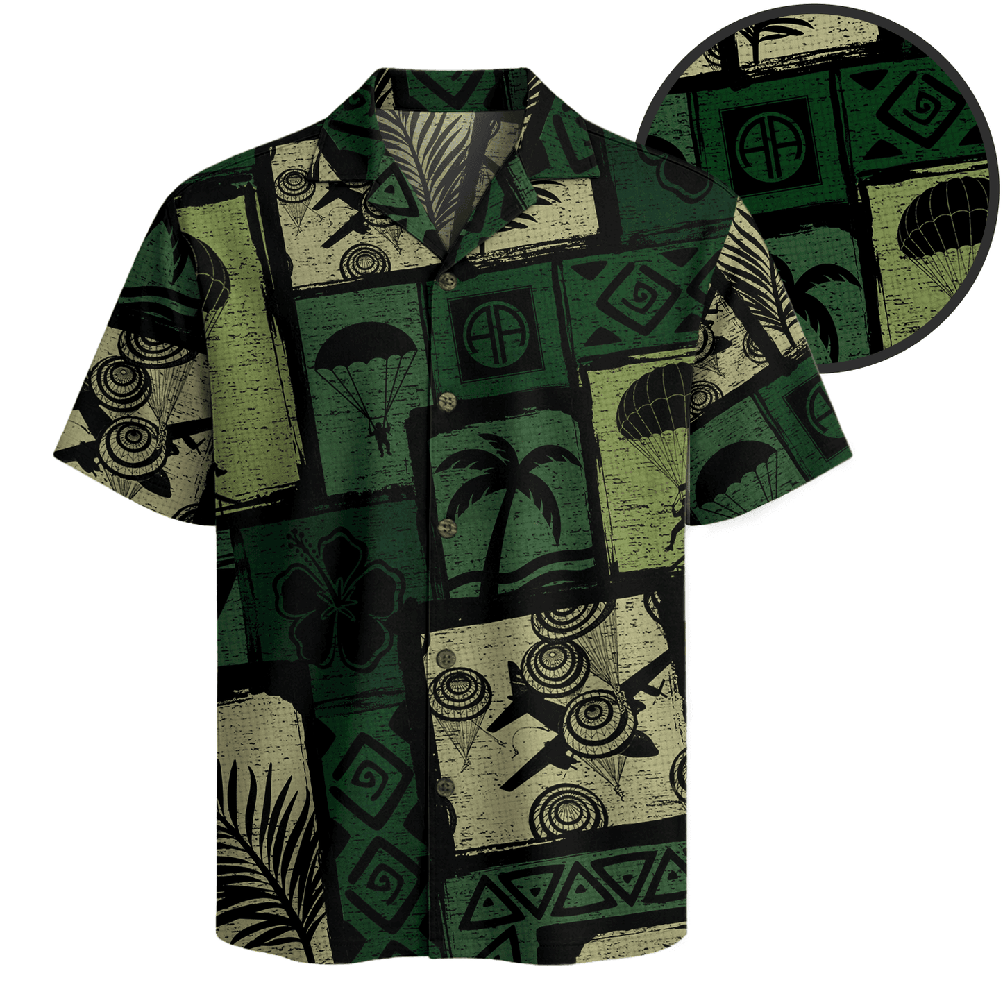 US Army 82nd Airborne Hawaiian Shirt