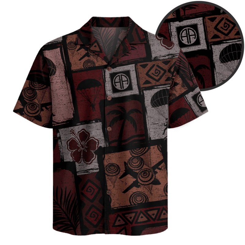US Army 82nd Airborne Hawaiian Shirt