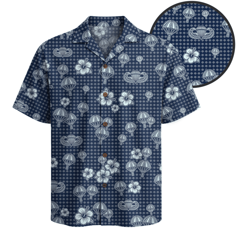 US Army 82nd Airborne Hawaiian Shirt