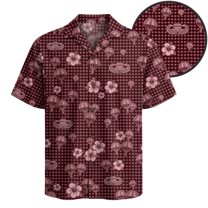 US Army 82nd Airborne Hawaiian Shirt