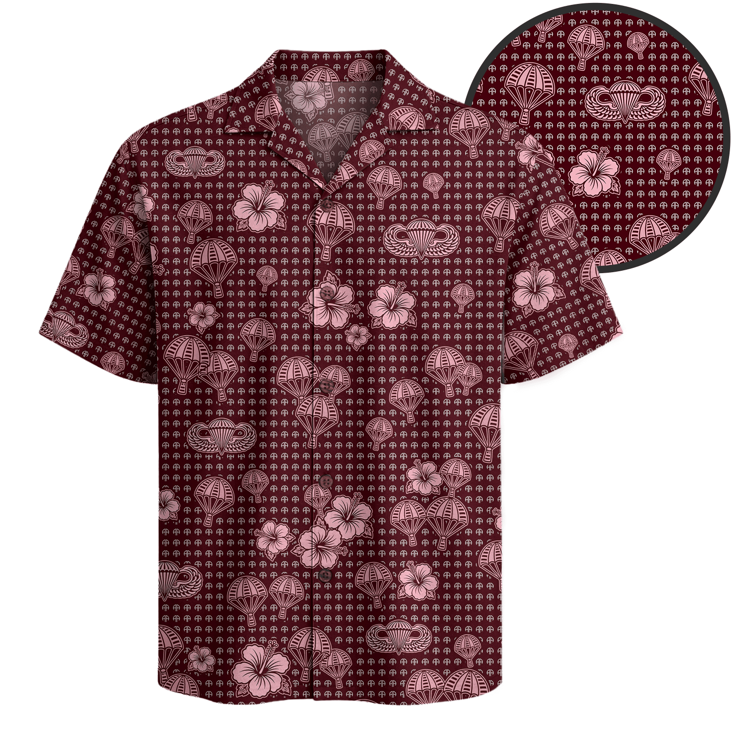 US Army 82nd Airborne Hawaiian Shirt