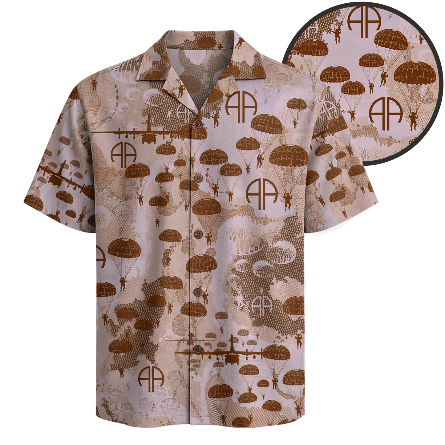 US Army 82nd Airborne Hawaiian Shirt