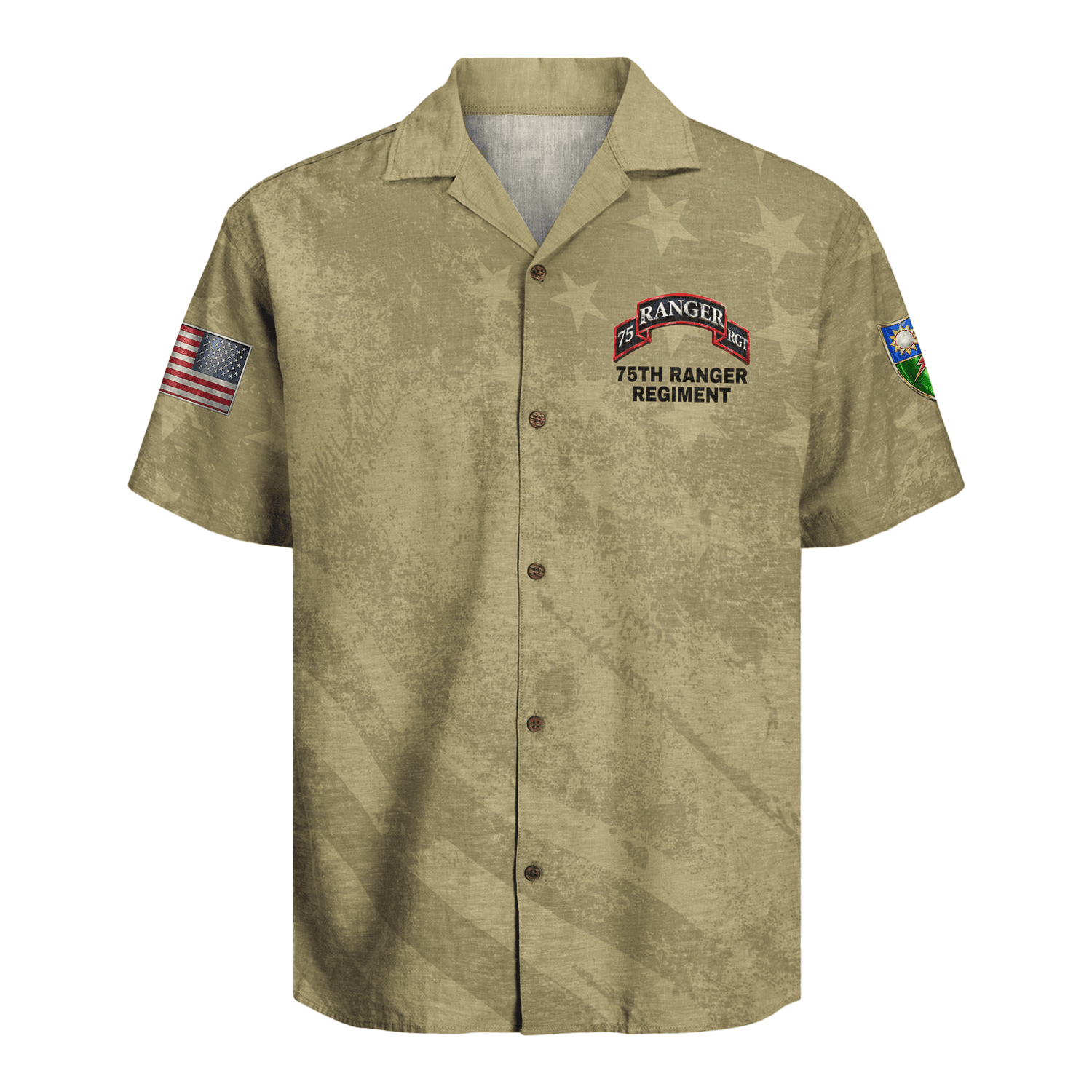 US Army 75th Ranger Regiment Hawaiian Shirt