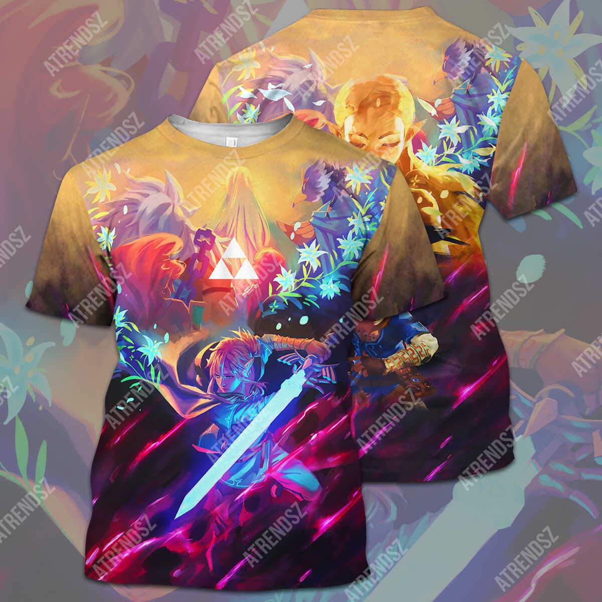 Legend Of Zelda T-shirt Breath OF The Wild Yellow T-shirt Legend Of Zelda Hoodie Sweater Tank