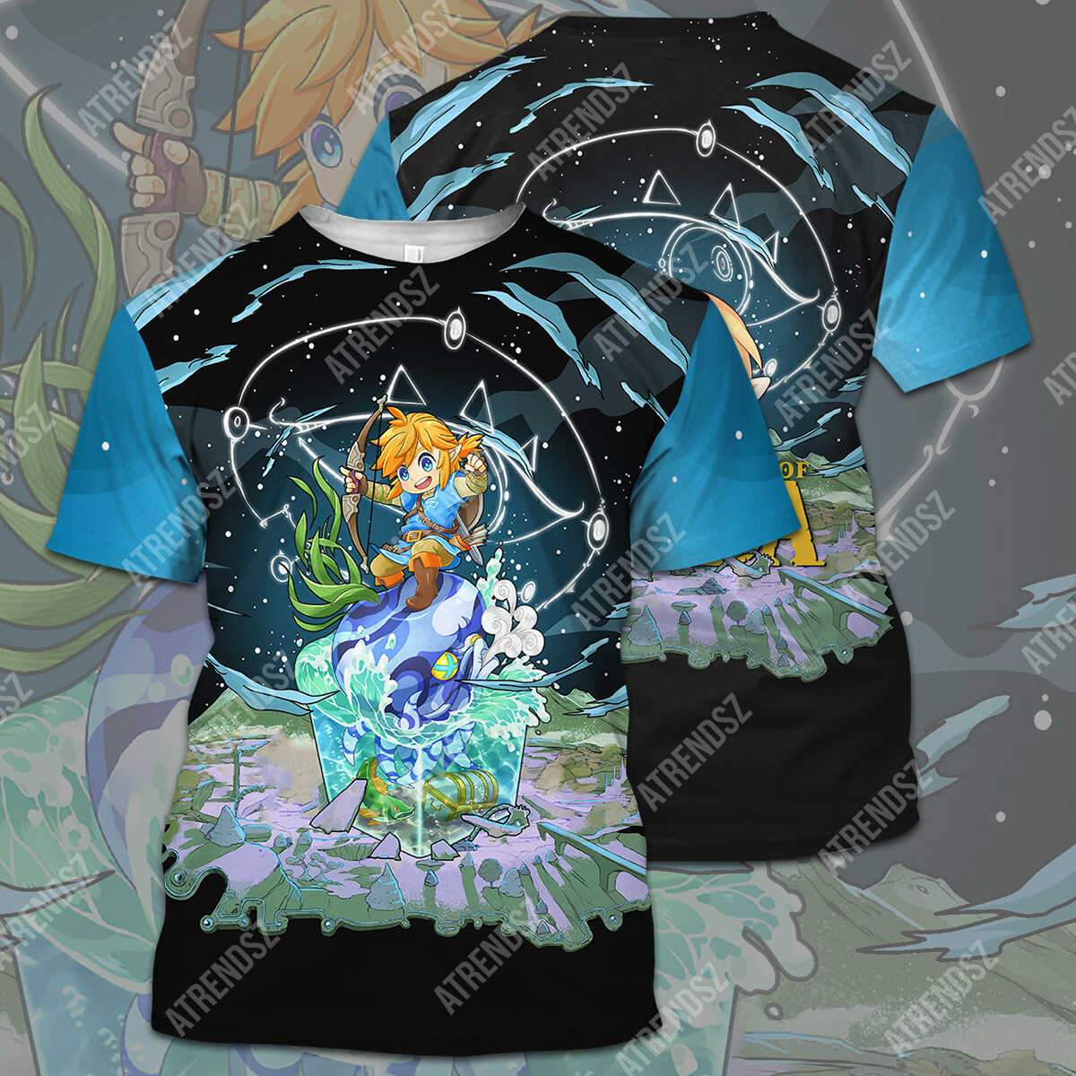 Legend Of Zelda Shirt Chibi Link Octorok Botw T-shirt Legend Of Zelda Hoodie