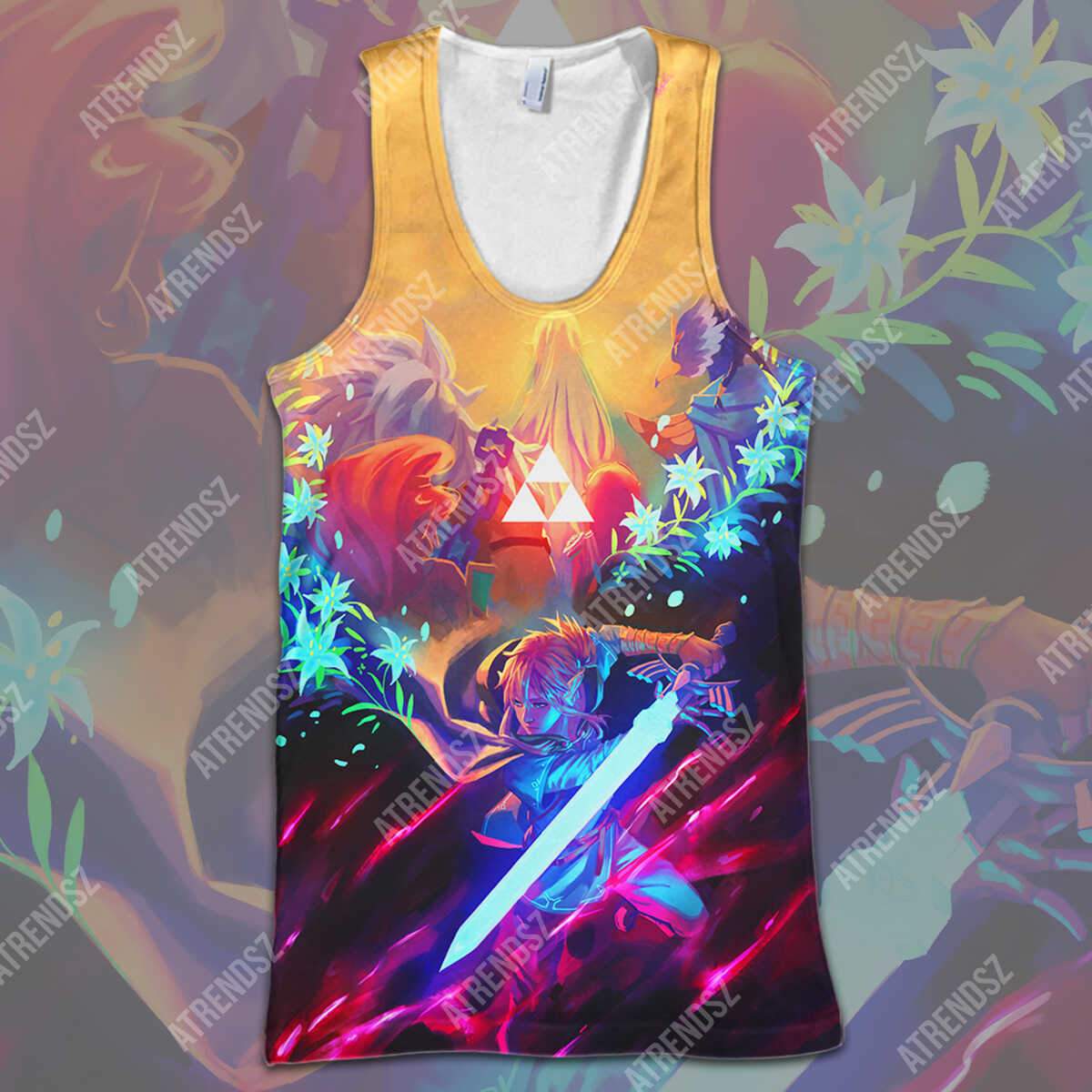 Legend Of Zelda T-shirt Breath OF The Wild Yellow T-shirt Legend Of Zelda Hoodie Sweater Tank