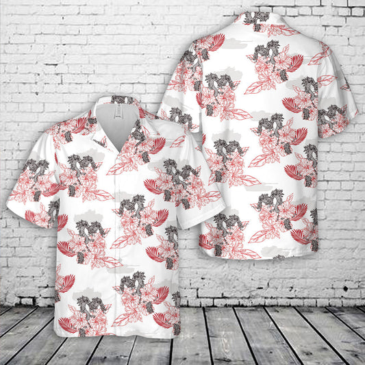 Texas Army National Guard Hawaiian Shirt