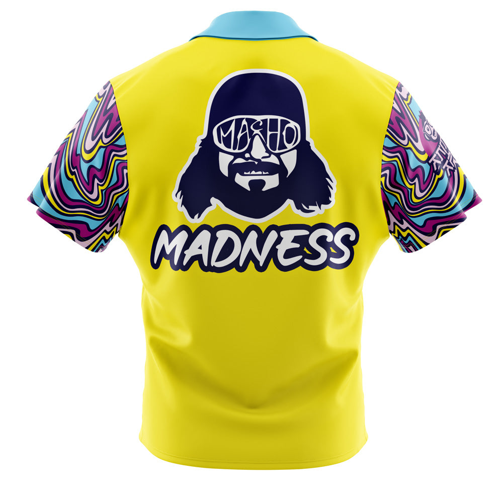 The Cream of the Crop Trippy Randy Savage Button Up Hawaiian Shirt