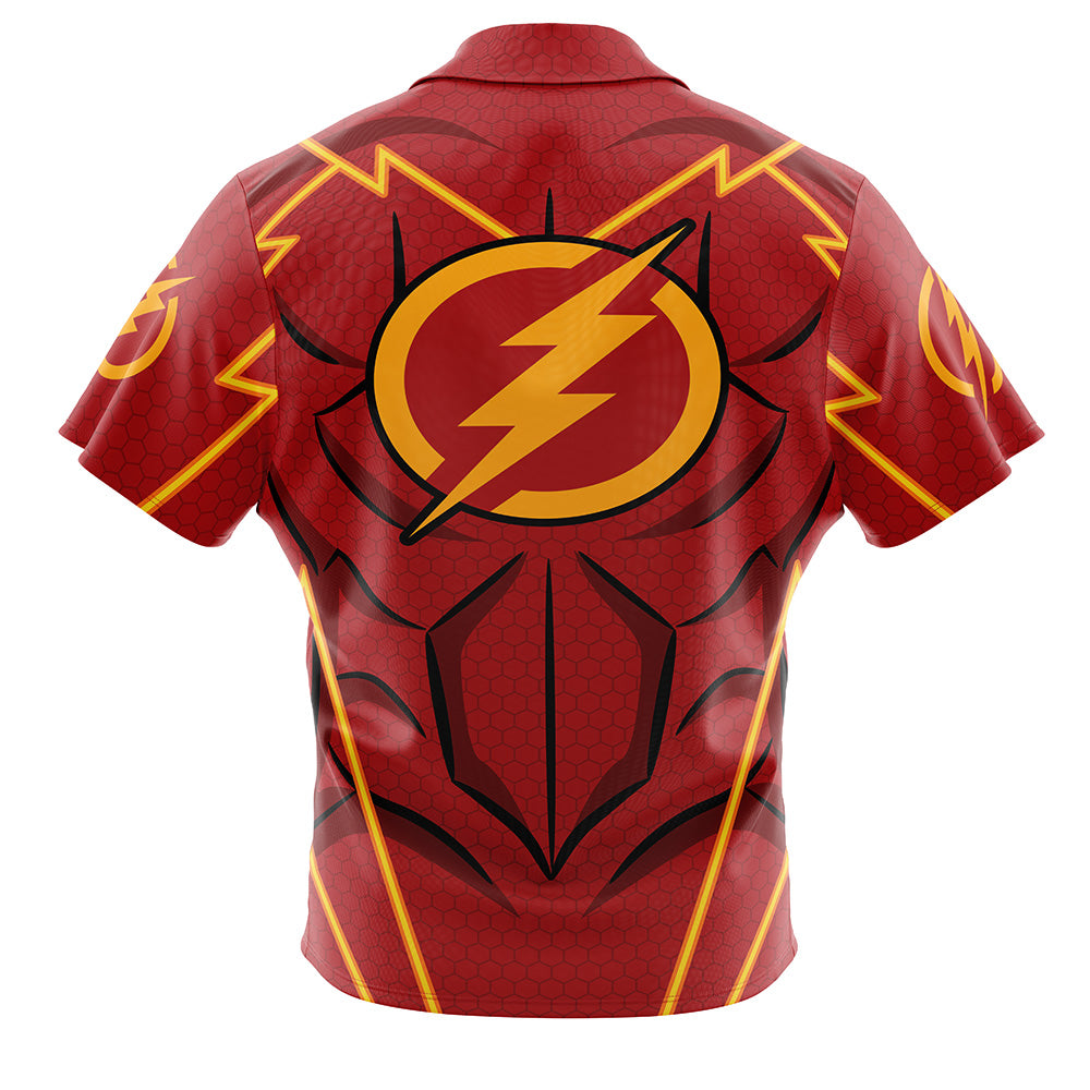 The Flash DC Comics Button Up Hawaiian Shirt